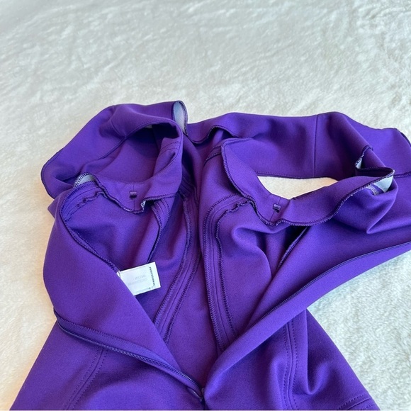 Diane Von Furstenberg DVF Jaelyn Purple Fit & Flare Sleeveless Mini Dress XS (2) - Picture 7 of 12